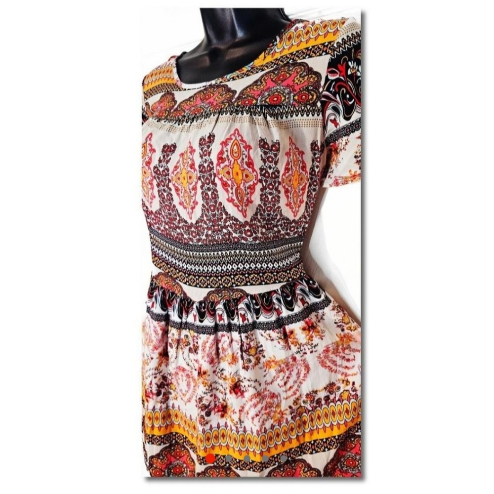 One Way - Urban Outfitters Boho Mini Dress